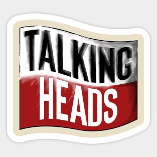 Talking Heads Flag Sticker